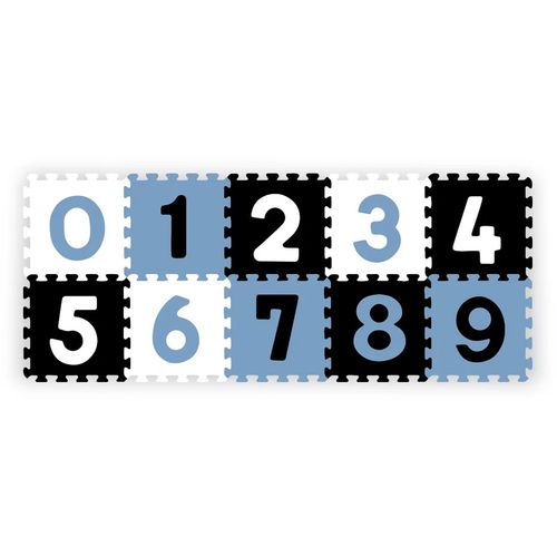 BabyOno puzzle od pjene, 10 komada, BROJEVI plavi slika 5