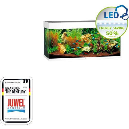 JUWEL Rio 180 LED Akvarij Bijeli , 101 x 41 x 50 cm, 180 litara slika 2