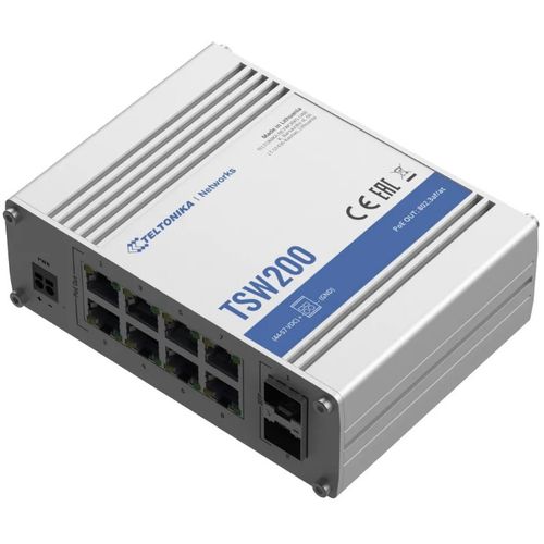 Teltonika TSW200 Industrial Gbit Ethetnet PoE+ Switch slika 1