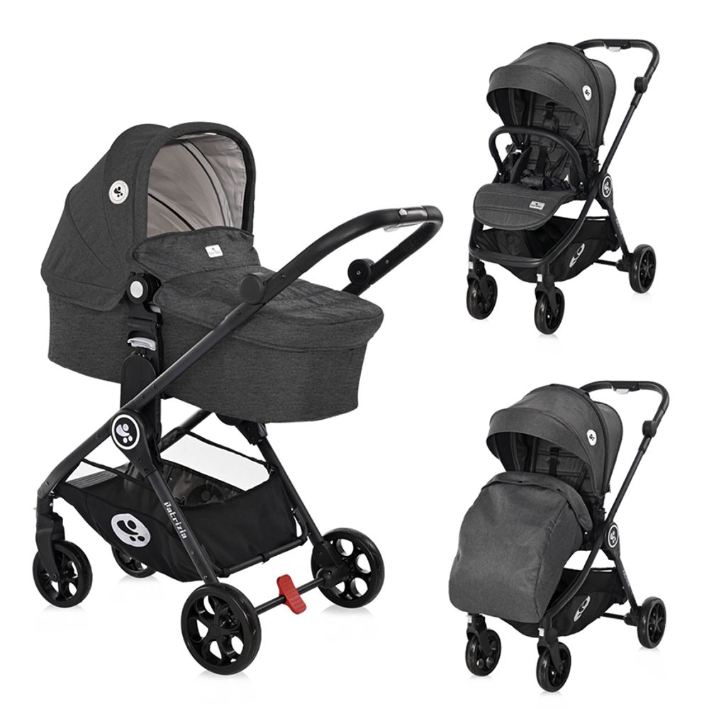 Lorelli Kolica za bebe Patrizia, Dark Grey slika 1