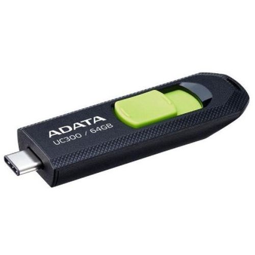 A-DATA 64GB 3.2 ACHO-UC300-64G-RBK/GN crno-zeleni slika 1
