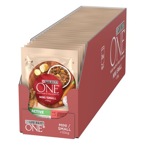 Purina ONE® Active s okusom govedine, krumpira i mrkve, 26x100g slika 2