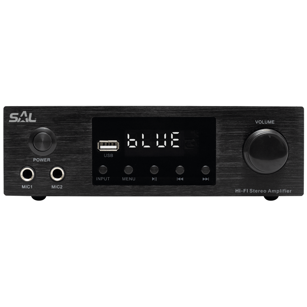 SAL Multimedijsko mini HiFi pojačalo,2x50W,BT-FM-USB-OPTI-KOAX - BTA 250 slika 2