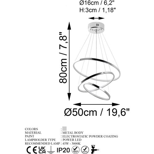 Opviq Luster, Simit - 13698 slika 10