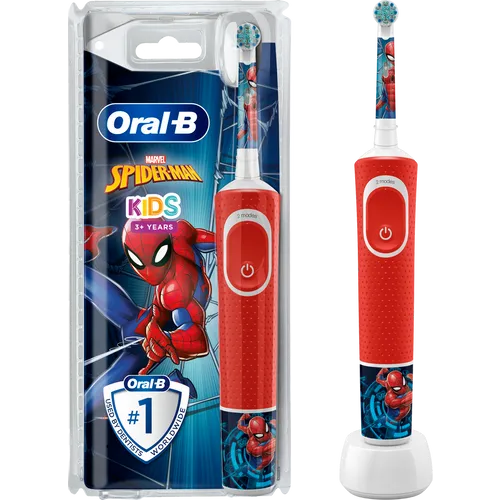 Oral-B Vitality Kids Spiderman D100, Električna četkica za zube za decu 3+ slika 1