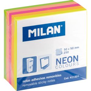 Blok samoljepljivkocka 50x50 Neon 5 boja 250L MILAN 411501