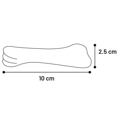 Gumi Igračka za Psa - Kost 10cm slika 3