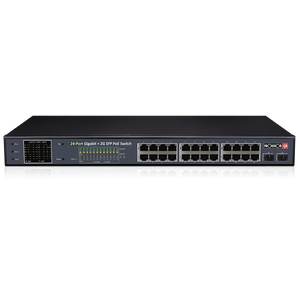 Provision Isr 24-portni Giga PoE Switch 370W+2 SFP