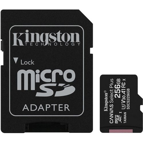 Kingston microSDXC Select Plus Class 10 256GB slika 1