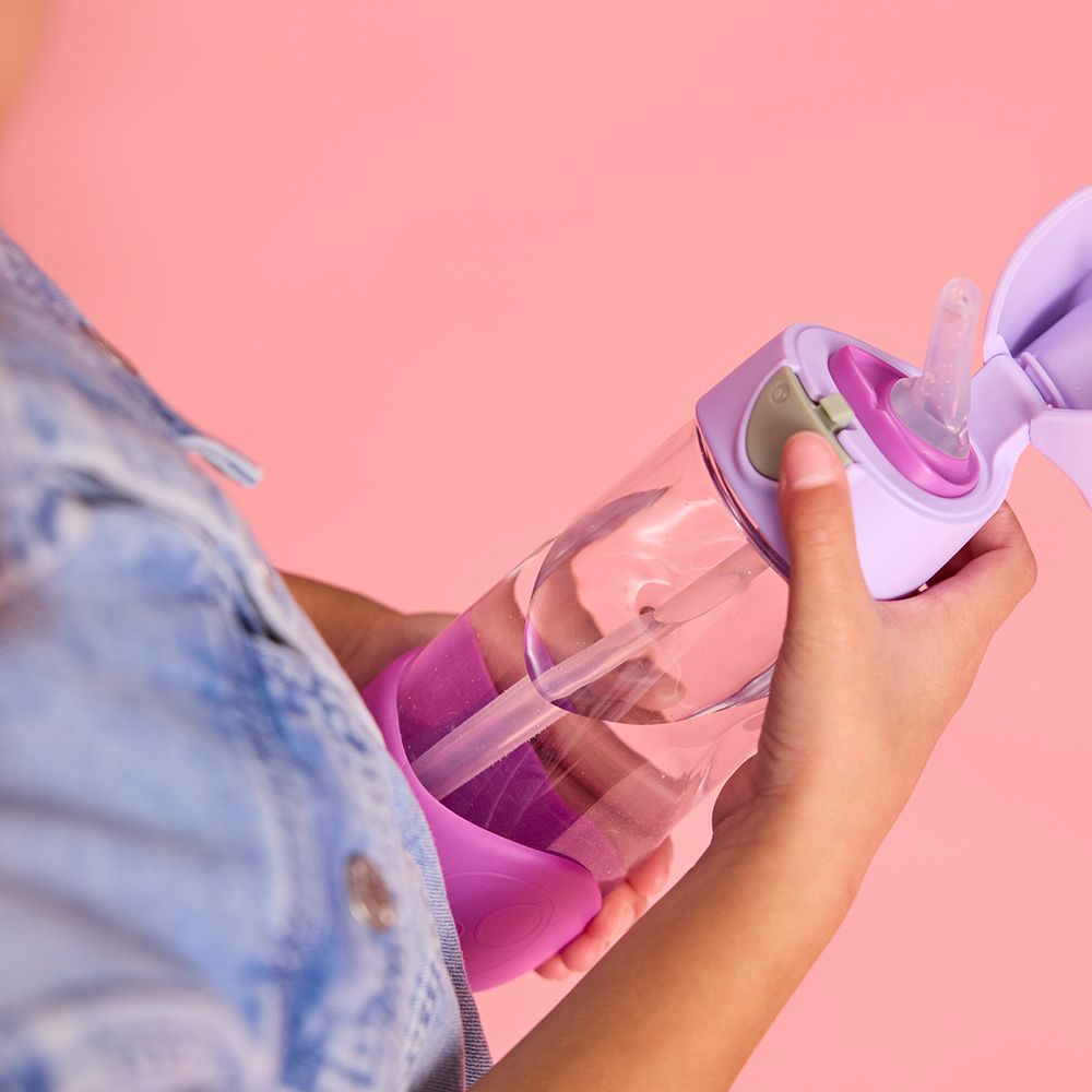 b.box Tritan™ bočica sa slamkom, 450ml - sugar plum slika 8