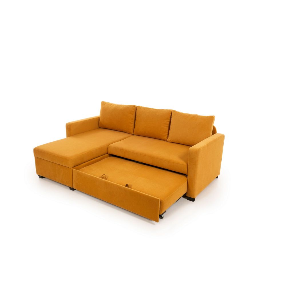 Krevetna ugaona sofa Flavia – bež slika 15