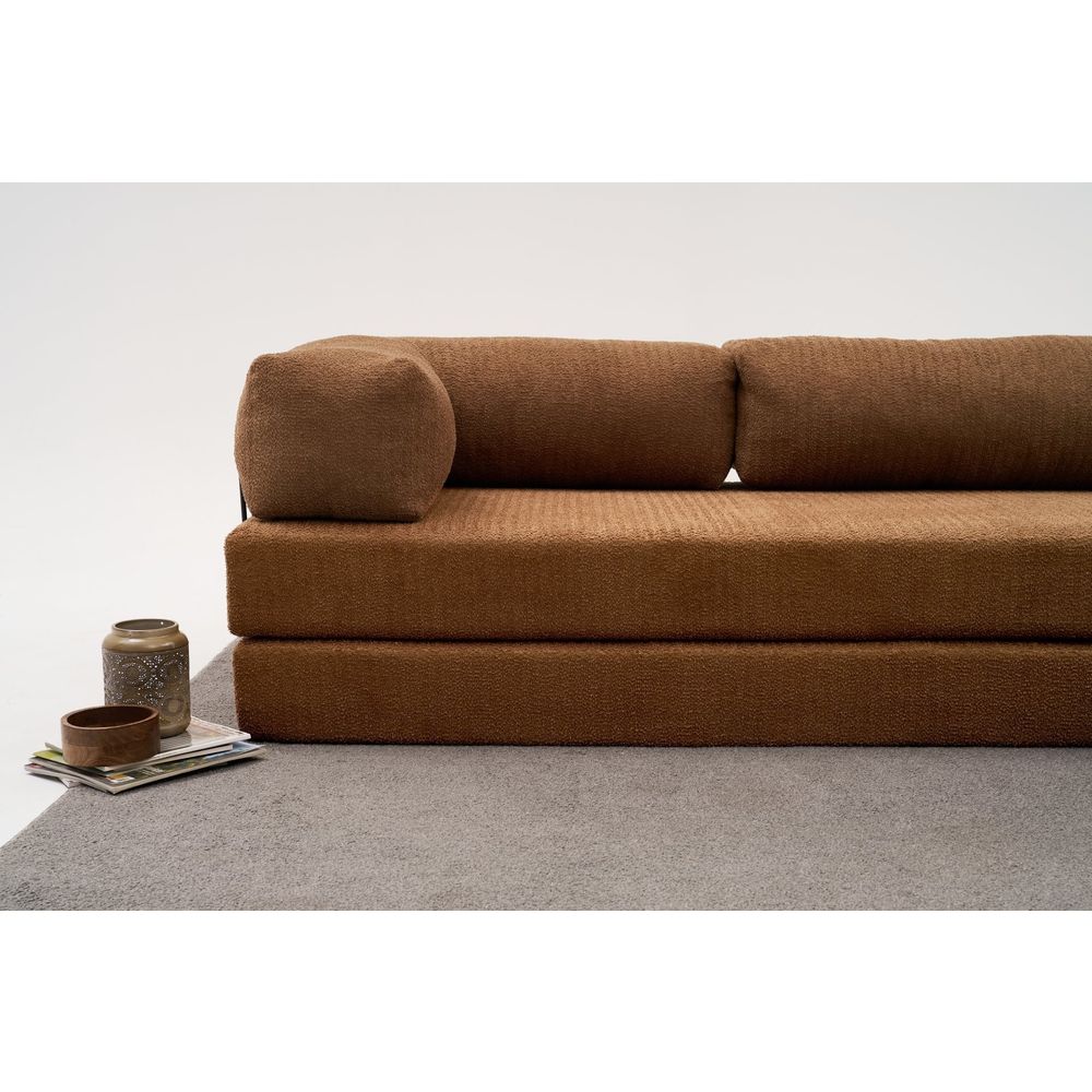 Udobna - Smeđa Ugaona Sofa slika 6
