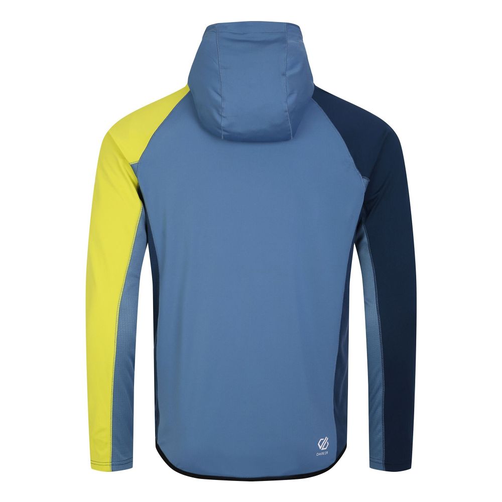 Dare2B Muški duks na kopčanje Assimlilate II Core Stretch, Moonlight Denim/Blue slika 3