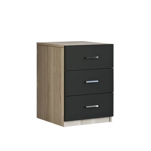 Woody Fashion Ladica, hrast Crno, Vario C - Oak, Black slika 5