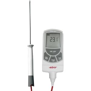 ebro TFX 420 &amp; TPX 400 ubodni termometar (haccp)  Mjerno područje temperature -50 do 400 °C Tip tipala Pt1000 HACCP usklađen