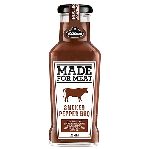 Kühne - umak za meso BBQ Smoked pepper 235g slika 1