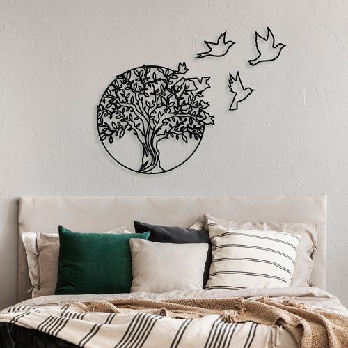 Wallity Metalna zidna dekoracija, Tree And Birds 3 slika 2