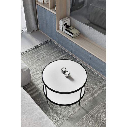 Bella - White White Coffee Table slika 2