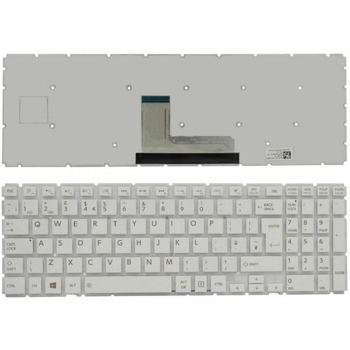 Tastatura za laptop Toshiba Satellite L50-B, L50D-B Series L50-C BELA slika 1