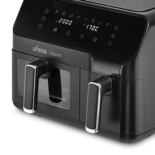 Ufesa Dual Pan Digitalna Friteza na Zrak 5.5L + 3.5L Storm 2700W slika 3