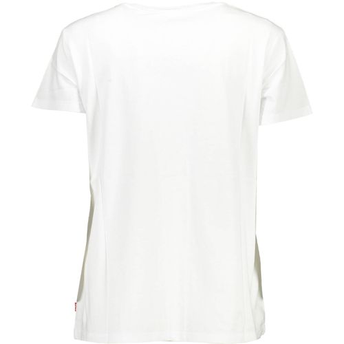 LEVI'S WHITE WOMEN'S SHORT SLEEVE T-SHIRT slika 2