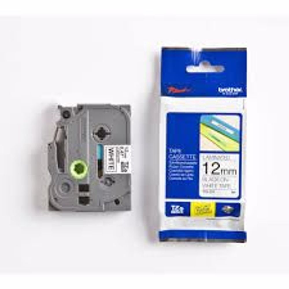 POT PAP BRO TRAKA TZE231 12mm crno na bijelo slika 1