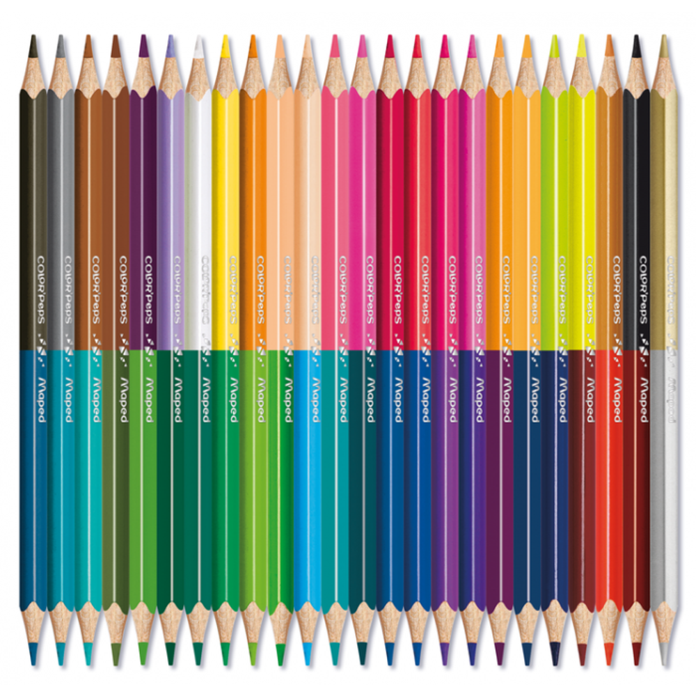 Maped Bojice drvene 24/1 DUO COLORS  slika 2