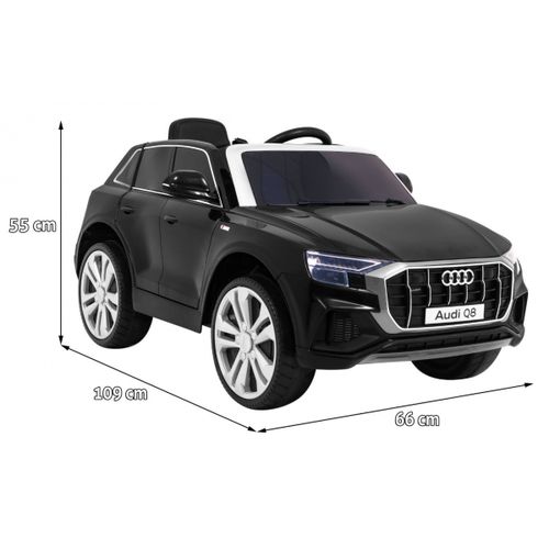 Licencirani auto na akumulator Audi  Q8 LIFT  - crni slika 2