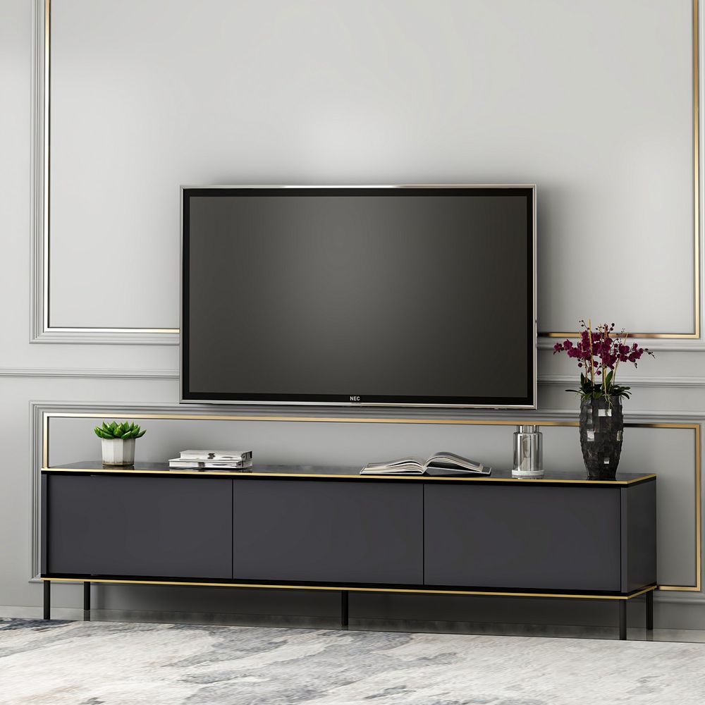 TV komoda Imaj - antracitni slika 3