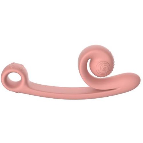 Snail Vibe Curve Duo Vibrator - Peachy Pink slika 2