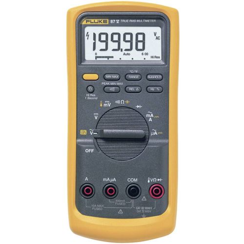 Fluke 87V/EUR ručni multimetar  digitalni  CAT III 1000 V, CAT IV 600 V Zaslon (brojevi): 20000 slika 1