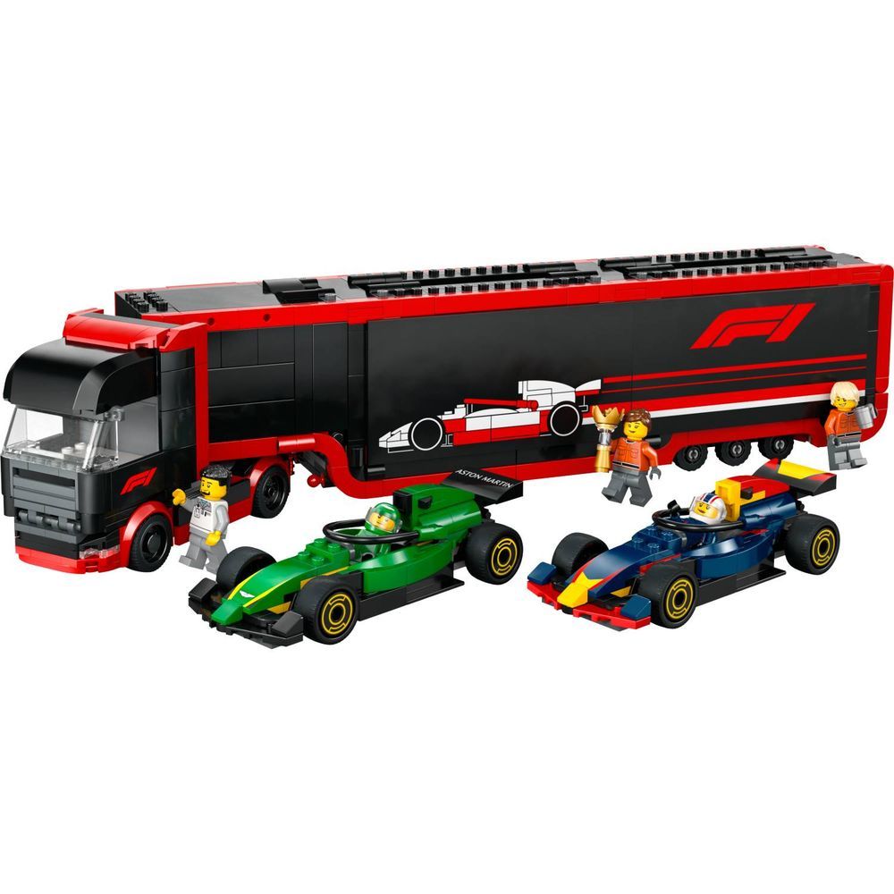 LEGO 60445 Kamion za F1® sa autima RB20 i AMR24 za F1® slika 2