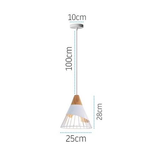 TOOLIGHT Skandinavska metalna viseća stropna svjetiljka APP225-1CP slika 4