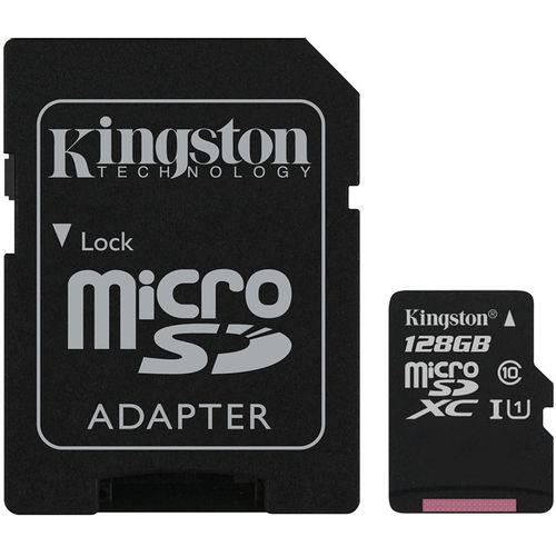 Kingston 128GB microSDXC Canvas Select Plus 100R A1 C10 Card + ADP EAN: 740617298703 slika 1