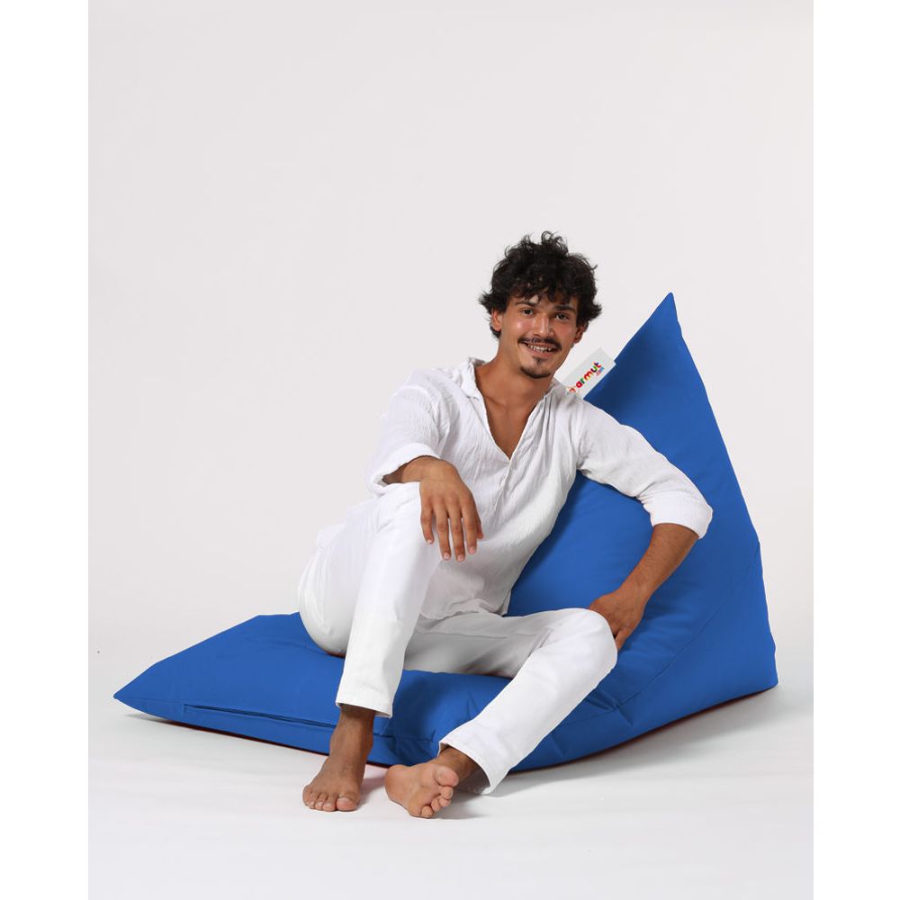 Piramida Veliki Krevet Pouf - Plavi Vrt Bean Bag slika 11
