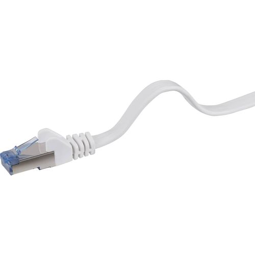 Renkforce RF-4149840 RJ45 mrežni kabel, Patch kabel cat 6a U/FTP 1.00 m siva visokofleksibilan, sa zaštitom za nosić, vatrostalan 1 St. slika 6