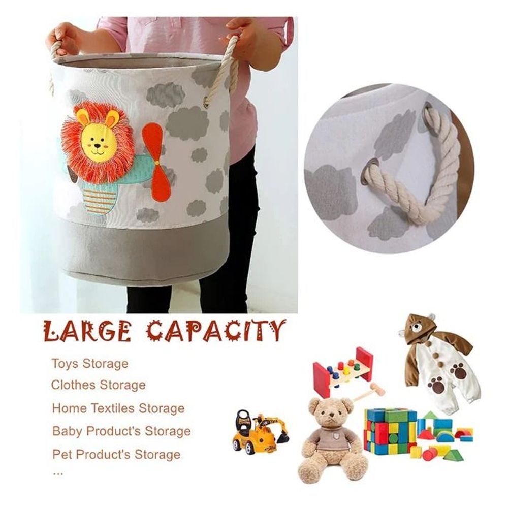 Kinder Home Korpa za igračke Lav, 35x40cm slika 2