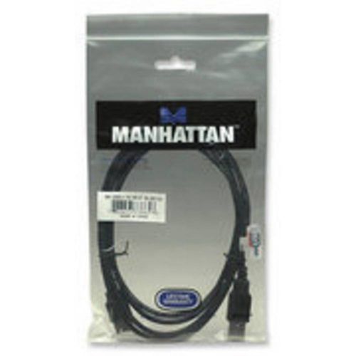 Manhattan USB kabel USB 2.0 USB-A utikač, USB-A utičnica 1.80 m crna pozlaćeni kontakti, UL certificiran 338653-CG slika 4