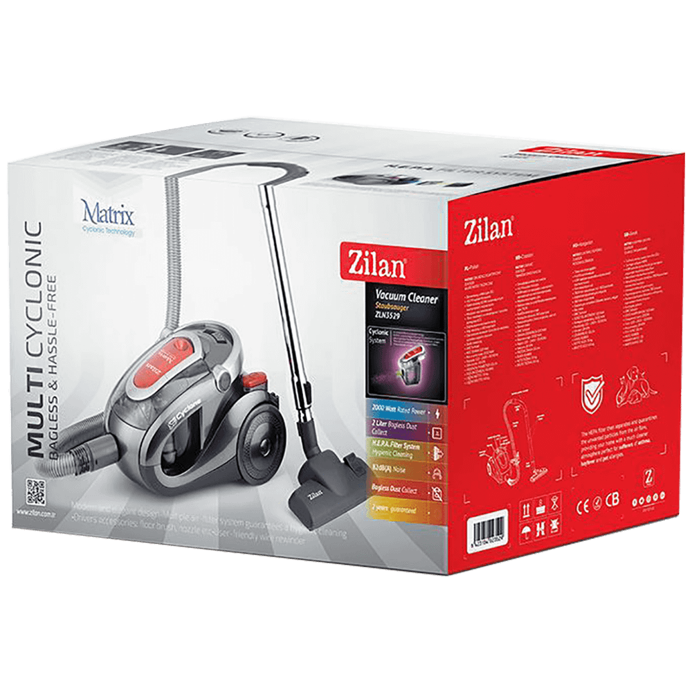 Zilan Usisavač sa posudom, 2000/320 W, HEPA filter - ZLN3529 slika 2