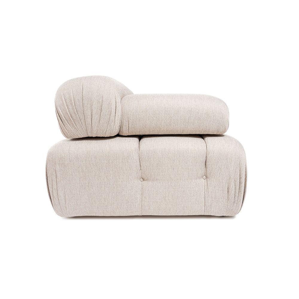 Doblo 3 Sjedala sa Pouffom (L1-O1-1R-Pouffe) - Svijetlosmeđi Kutni Sofe slika 10