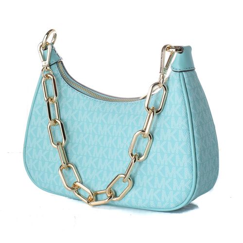 Ženska Ručna Torba Michael Kors 35S2G4CU1B-SEAFOAM Plava 24 x 12 x 7 cm slika 3