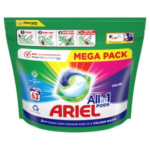 Ariel gel kapsule za pranje rublja All-in-1 Pods Color, 63 komada XXL