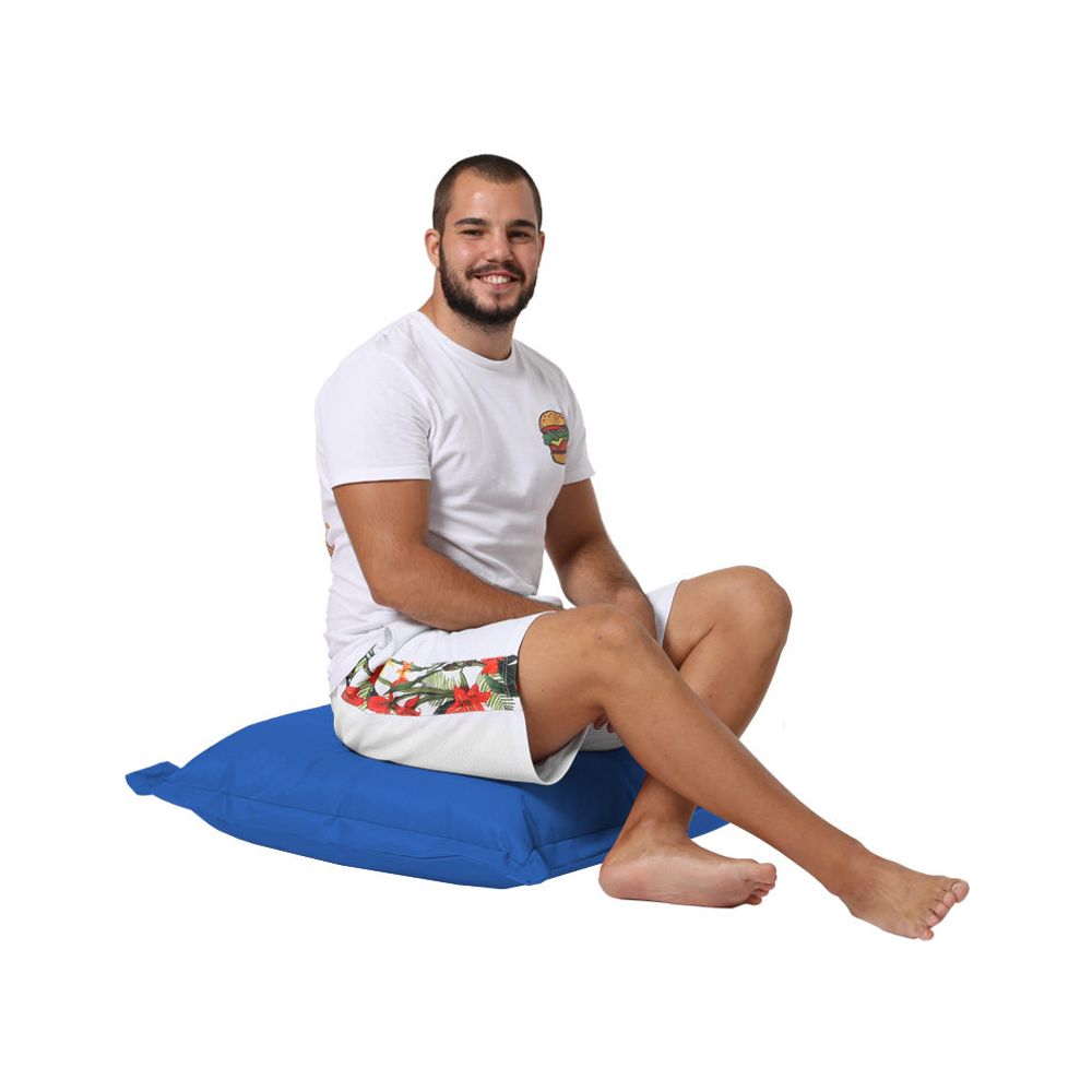 Cushion Pouf 70x70 - Plavi Baštenski Jastučić slika 4