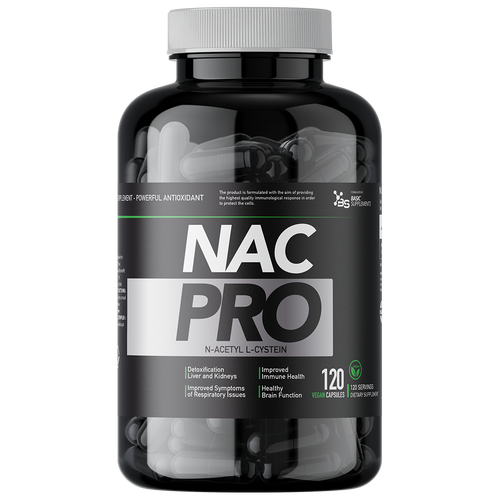 Basic Supplement Nac Pro 120 Kapsula - (N-Acetyl L-Cysteine) slika 1