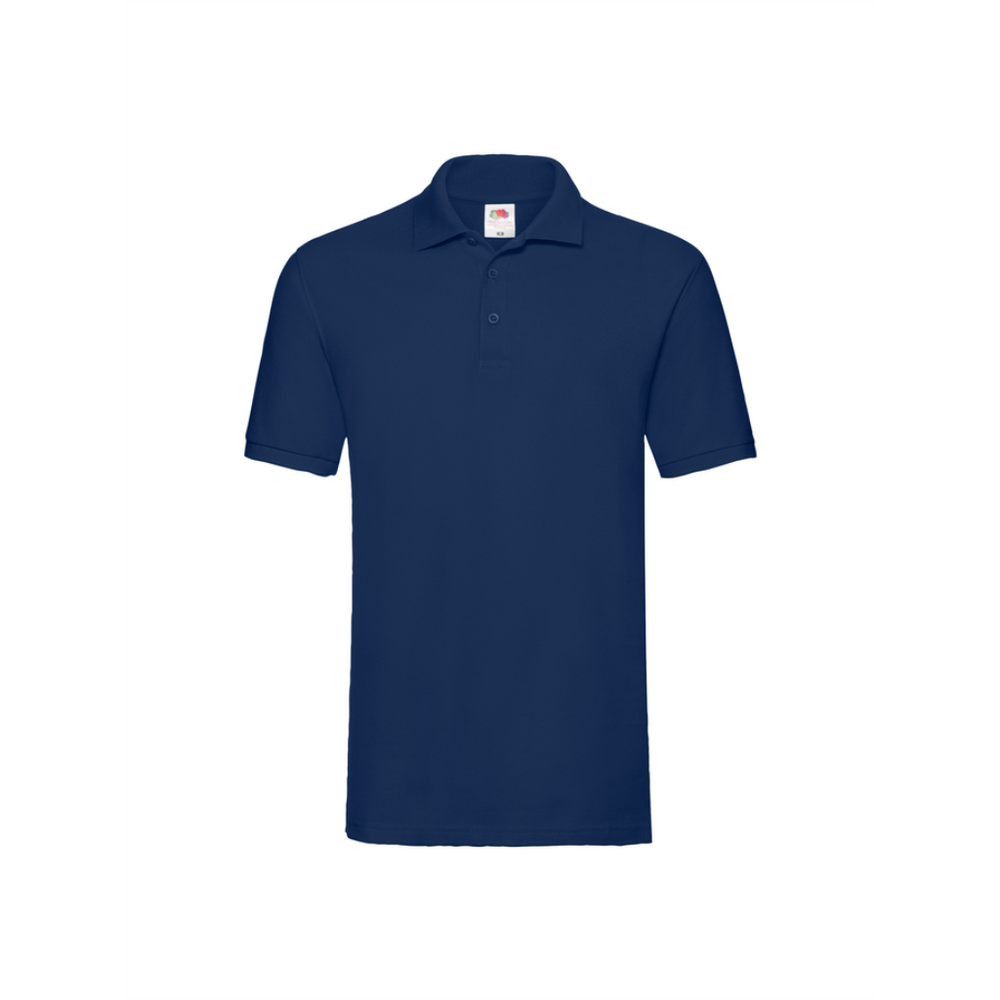 Fruit Of The Loom Polo Majica Kratkih Rukava 180g - Tamno Plava S slika 1
