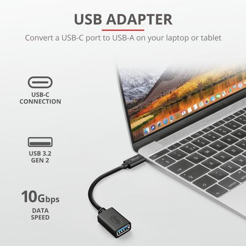 Trust adapter kabel USB-C u USB-A (20967) slika 5