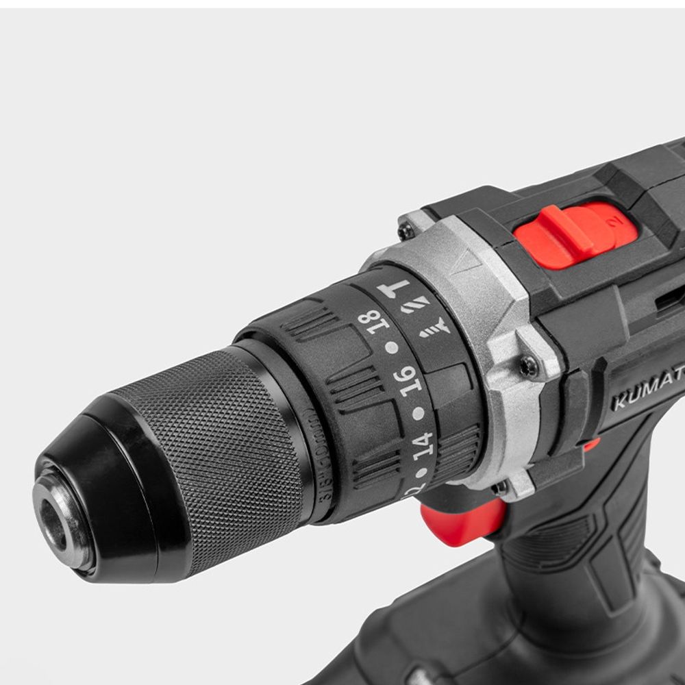 Kumatsugen KDC100 aku udarna bušilica, punjač + baterija 1 x 1,5Ah 20V 35Nm slika 5