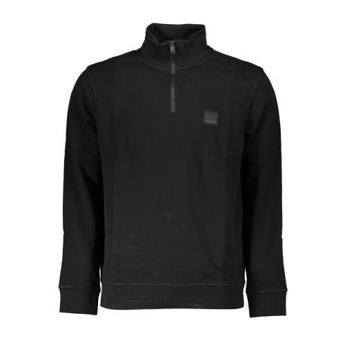 HUGO BOSS MEN'S BLACK ZIP SWEATSHIRT slika 1