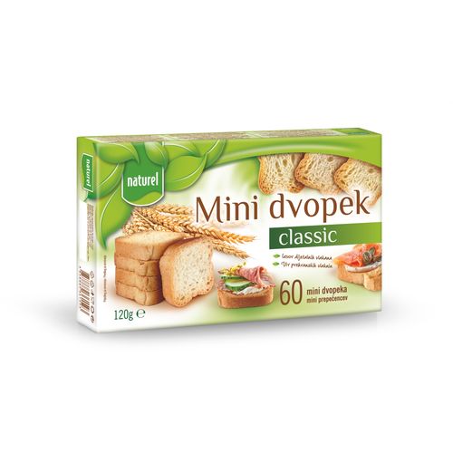 Naturel mini dvopek classic 120g slika 1