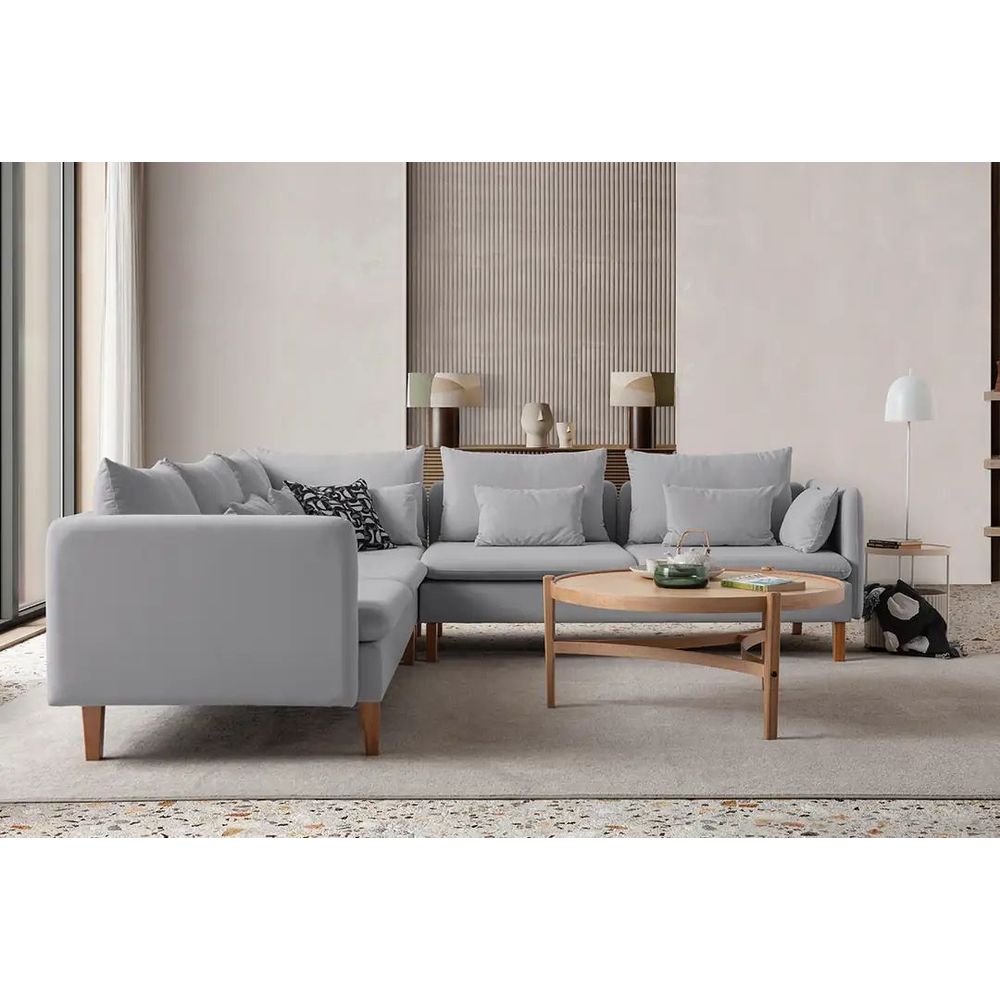 Ugaona Sofa Flexy L - siva slika 3